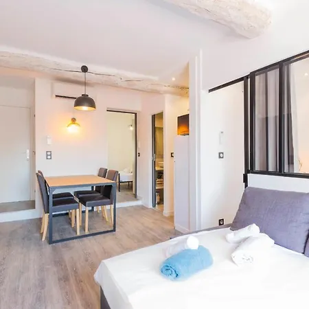 Chez Dominique - 2 Chbres 2-6pers Centre Migrainier T3 With Ac Lägenhet Antibes